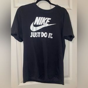 Nike black shirt just do it